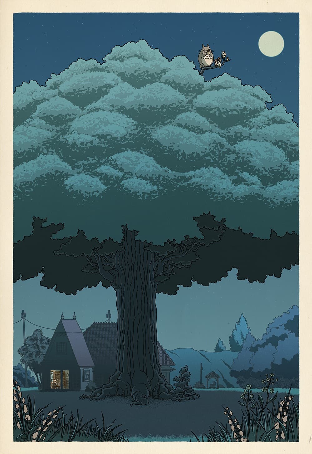 Totoro arbol