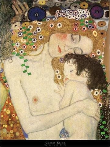 MADRE E HIJO - GUSTAV KLIMT 
