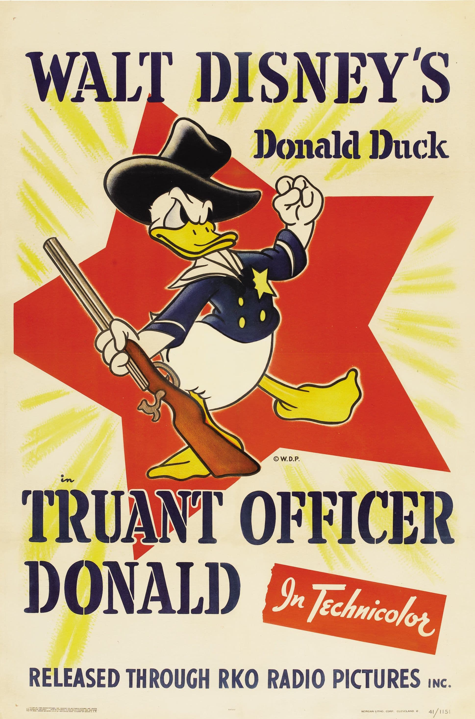 Donald, el agente de la ley.